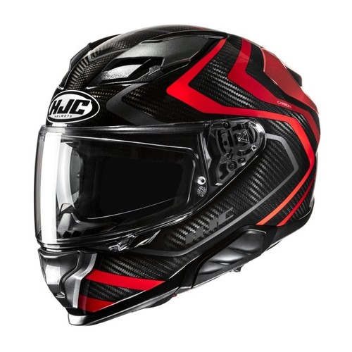 Hjc f71 carbon nevio red - hjc, black