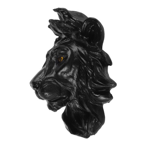 Black resin animal - resin,