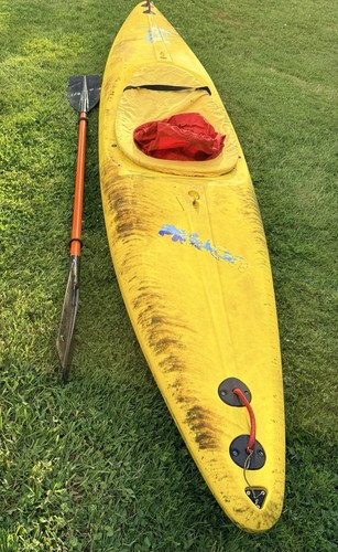 Yellow single sit kayak - single, sit-in