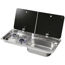 CAN HOB & SINK RH TWO BURNER