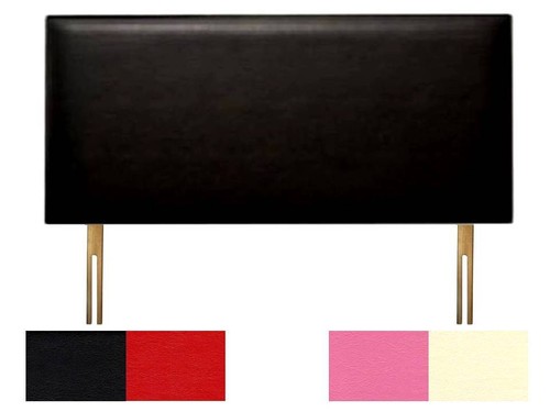 Faux leather headboard - leather, 3ft