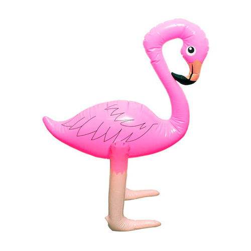 Inflatable flamingo 68cm pink - flamingo,