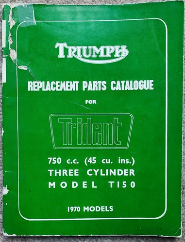 Triumph trident t150 parts - triumph,