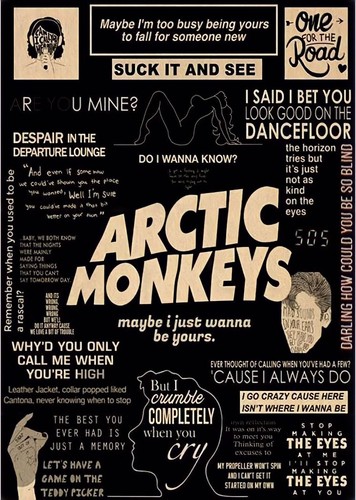 Artic monkeys framed - framed, poster