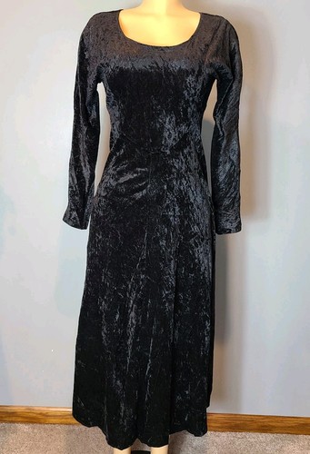 Vtg 90s crushed velvet maxi - 90s,