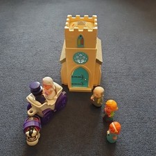 ELC Happyland Church And Wedding Playset Bundle With Sounds Carriage 6 Figures