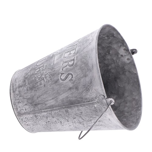 Iron pail flower - iron, buckets