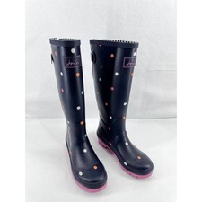 Joules Womens WellyPrint Navy