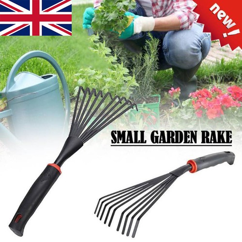 Gardening hand rake leaf - hand,