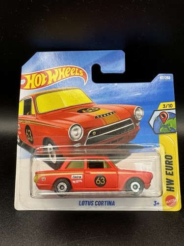 Hot wheels lotus cortina - wheels, red