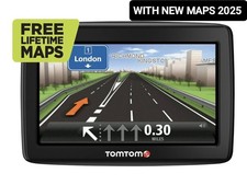 TomTom Start 25 Sat Nav with UK /Western Europe Maps Free Lifetime Maps
