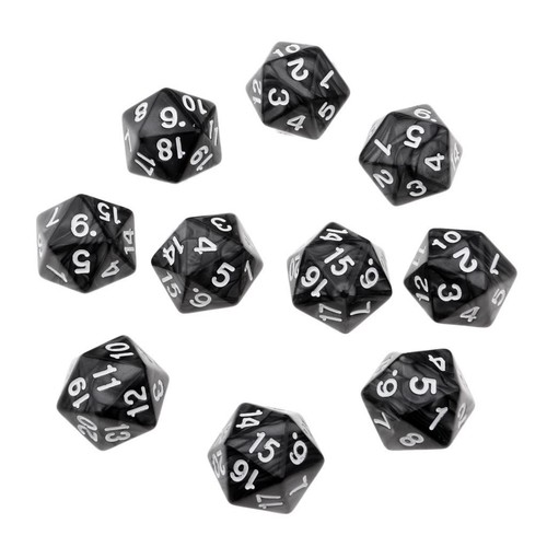 Deluxe set unique dice - set,