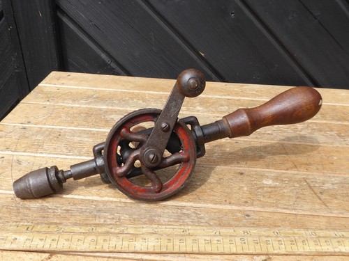 Vintage manual hand drill - manual,