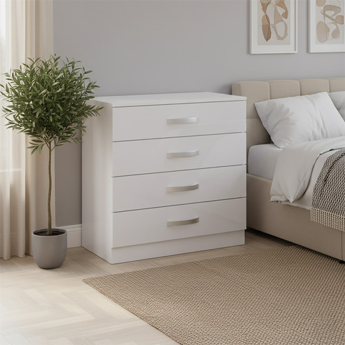 High gloss chest drawers - of,