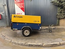 CompAir C55-14 year 2009 5.5 m3/min ( 194 cfm) Road Towable Compressor £4750+VAT