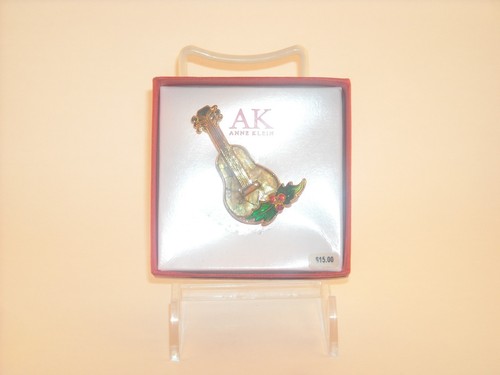 Anne klein guitar holiday pin - anne,