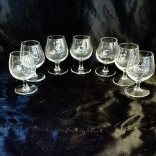 (6) Vintage Stemmed Crystal