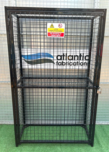 Gas bottle security cage - bottle,