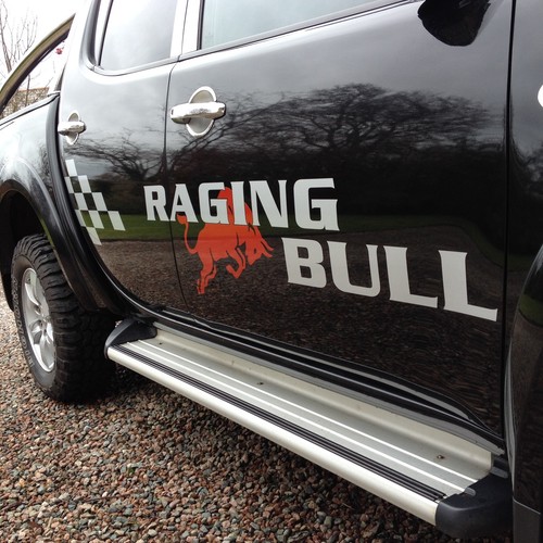 Mitsubishi raging bull decals - mitsubishi,