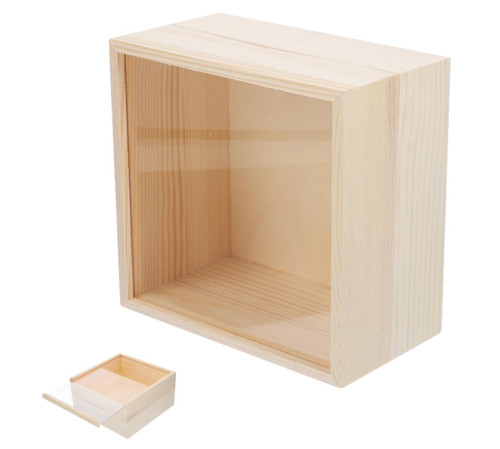Wood storage box - storage, with