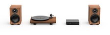 Manufacturer Refurbished - Pro-Ject Debut Colourful Audio System - Walnut