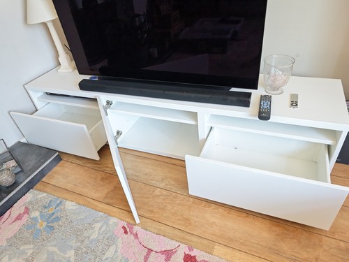 Ikea besta unit white - tv, in