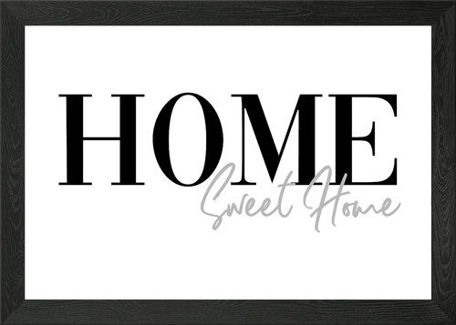 Home sweet framed wall - framed,