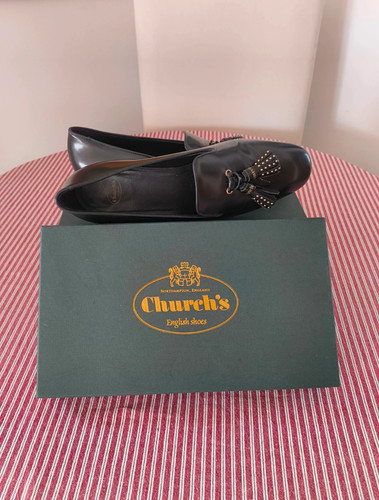 Church calfskin loafers size - calfskin,