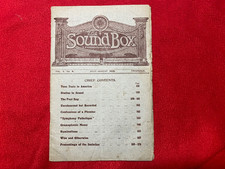 'The Sound Box Magazine 1920
