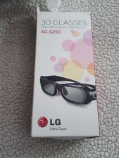 LG 3D GLASSES FOR 3D TV's AND PROJECTORS 5X NEVER BEEN USED 2 IN ORIGINAL BOX 3D