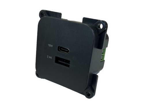 Black usb and - usb-a, usb-c