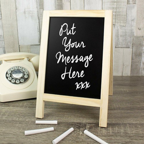 Double sided mini chalkboard - double,