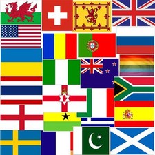 Giant 5X3FT Flags National Country Football Cricket Sport Palestine Gaza Durable