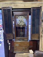 Large Antique Clocking In Station Gledhill Brook Time Recorders Ltd