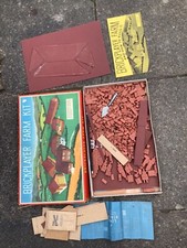 Spears Games Brickplayer Farm Kit Real Bricks Scarce Building kit & plans scarce