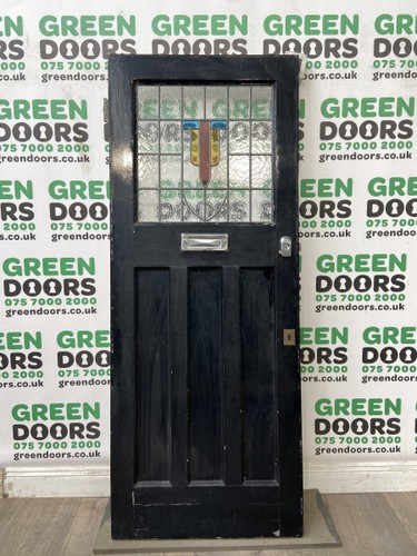 Leaded glass front door - leaded,