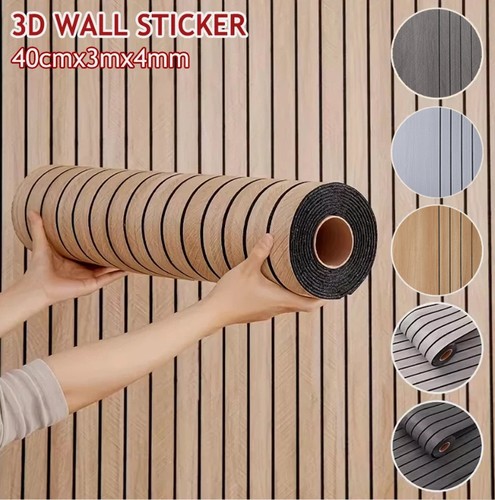 Wood panel effect wallpaper - wood,