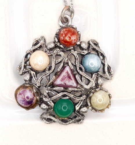 Vintage celtic knot pendant - vintage,