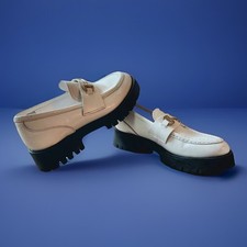 Steve Madden White Loafers