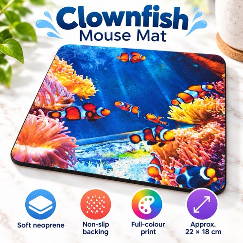 Clownfish mouse mat tropical - mouse,