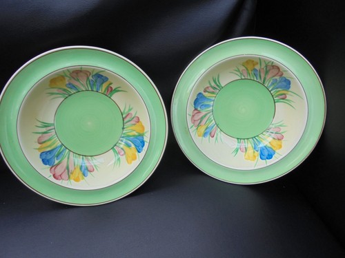 Pair clarice cliff - of,