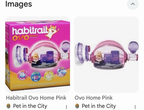Habitrail ovo pink cage - habitrail,