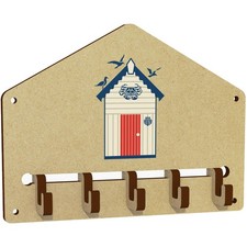 'Beach Hut With Sea Gulls'