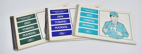 Vtg ford towing manual lot - ford,