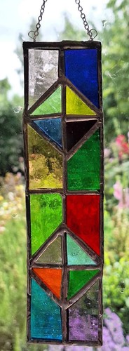 Stained glass panel - stained,