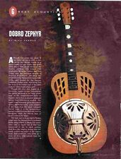 PPOT10 PICTURE/ADVERT 11X8 DOBRO ZEPHYR ACOUSTIC GUITAR