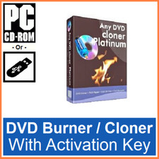 Any DVD Clone/Cloner Platinum Edition Rip/Ripper Full Version Inc Key CDR or USB