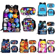 2025 ROBLOX 3D Personalised Backpack Bag Lunch Bag Pencil Case School Bag Gift