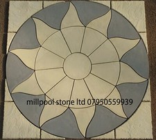 1.8m Paving Sun Circle Sq Off