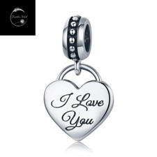I Love You Heart Charm Genuine